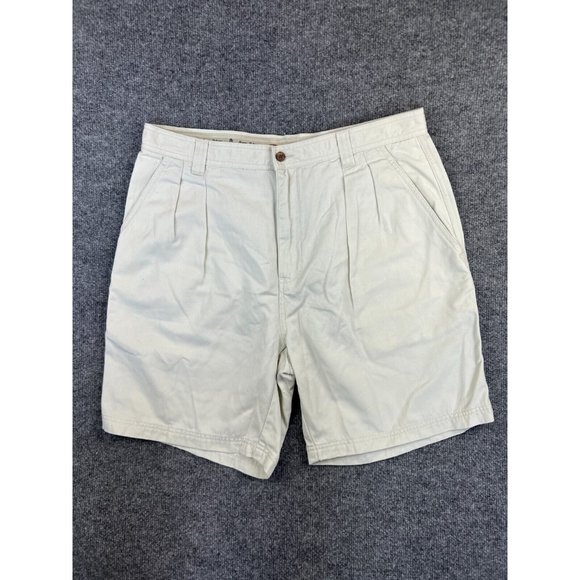 Tommy Bahama Other - Tommy Bahama Relax Chino Shorts Men's 36 Beige Tencel Stretch Casual Pleated